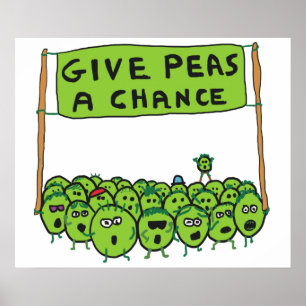Peas A Chance Poster