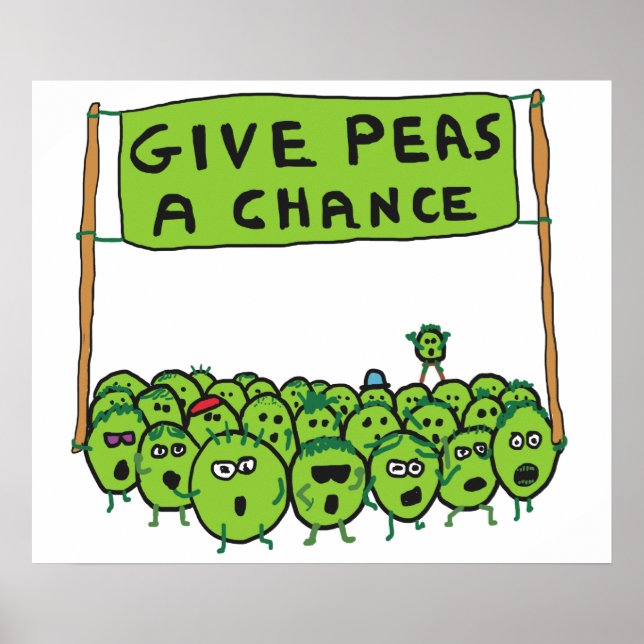 Peas A Chance Poster (Vorne)