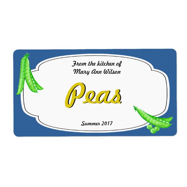 Peas Canning (Vorne)