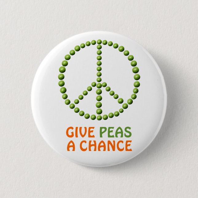 Peas-Chance-Taste Button (Vorderseite)