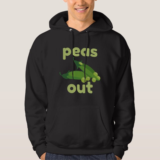 Peas Out Hoodie (Vorderseite)