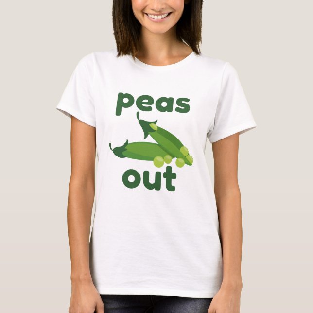 Peas Out T-Shirt (Vorderseite)