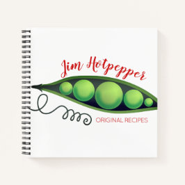 Peas Peapod Personal Kochbuch Rezept Notebook Notizbuch
