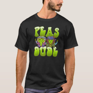 Peas Typ Hippie Peas Feinschmecker Typ Pub T-Shirt