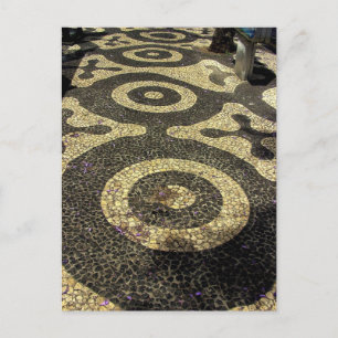 Pebble Art Footpath: Funchal, Madeira (Portugal) Postkarte