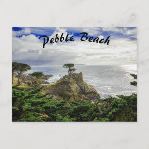 Pebble Beach California Ocean View Postkarte