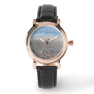 Pebble Beach Ocean Fotografie Armbanduhr