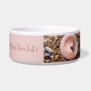 PEBBLE FOTO BILDPINK-TEXT DER NATURSAISON NAPF
