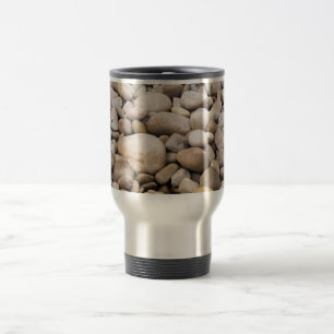 Pebble-Hintergrundmuster Reisebecher