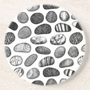 Pebble Pattern Sandstein Untersetzer