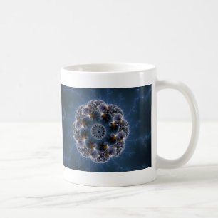 Pebbled Fraktal Art Kaffeetasse