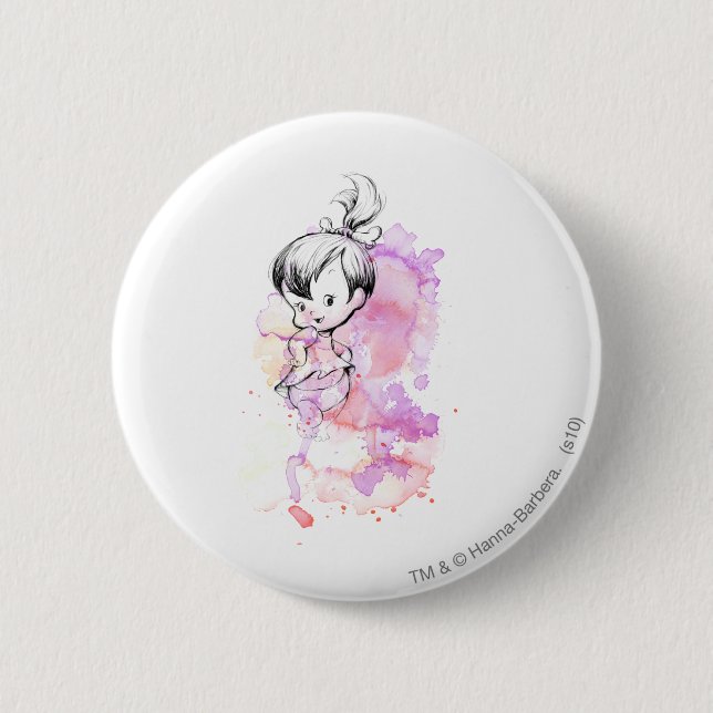 PEBBLES™ Aquarellskizze Button (Vorderseite)