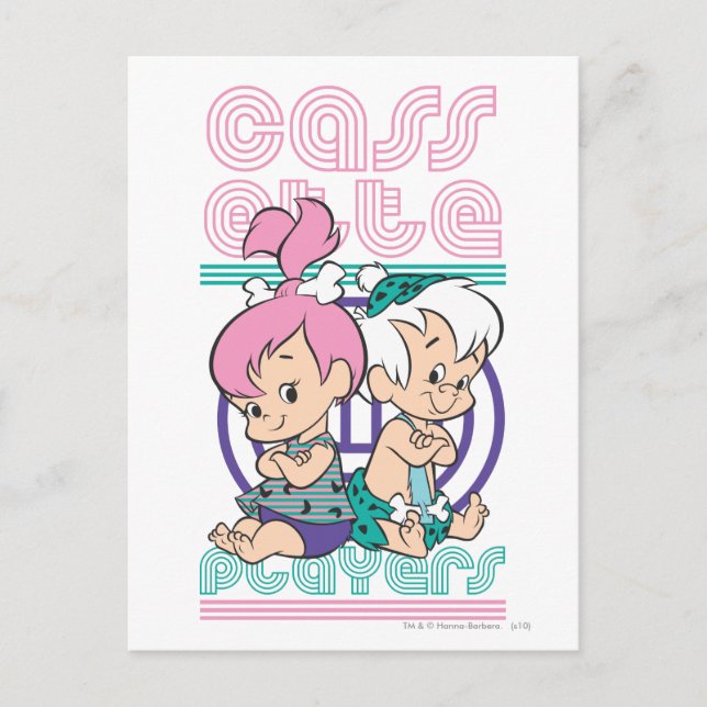 PEBBLES™ & BAM™ Kassettenspieler Postkarte (Vorderseite)