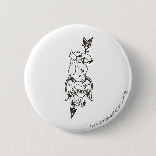 PEBBLES™ Daddy's Girl B&W Button