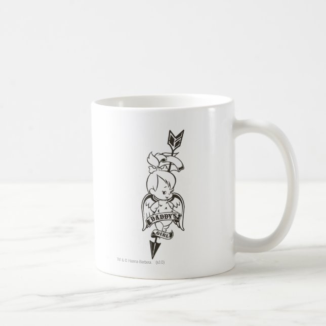 PEBBLES™ Daddy's Girl B&W Tasse (Rechts)