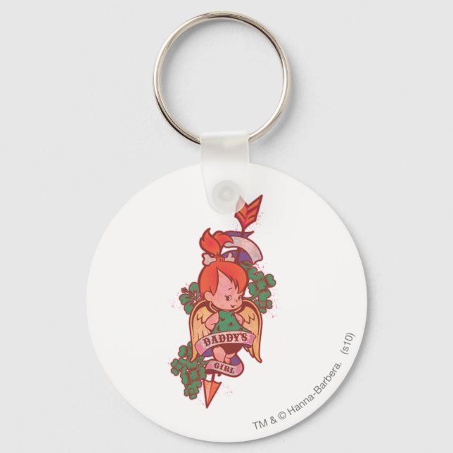 PEBBLES™ Daddy's Girl Schlüsselanhänger (Vorderseite)