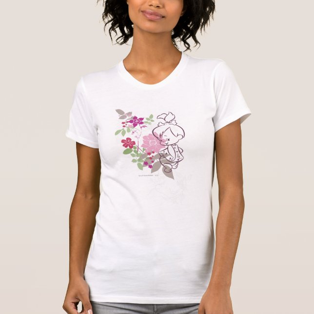 PEBBLES™ eine Süsse in den Blume T-Shirt (Vorderseite)