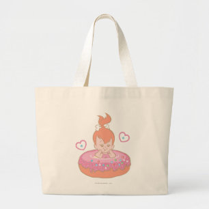 PEBBLES™ in Donut Jumbo Stoffbeutel