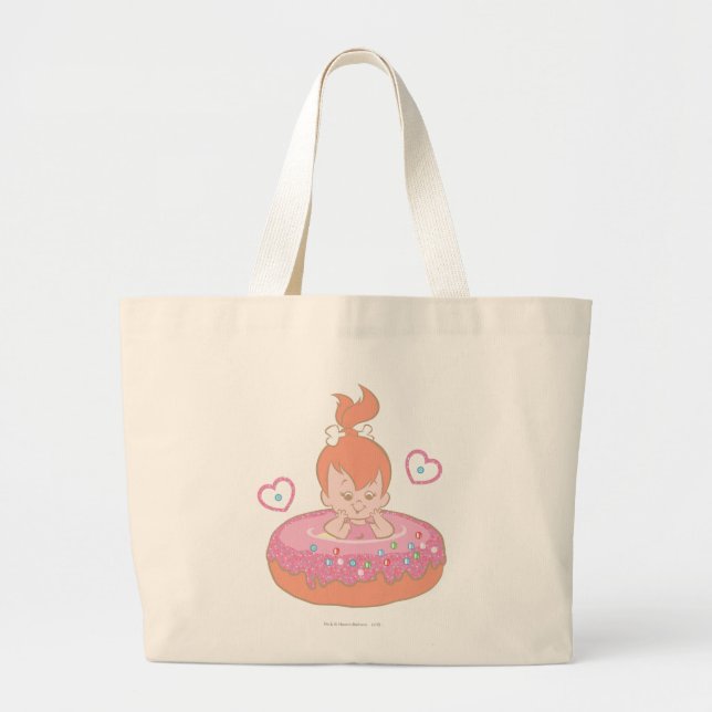 PEBBLES™ in Donut Jumbo Stoffbeutel (Vorne)