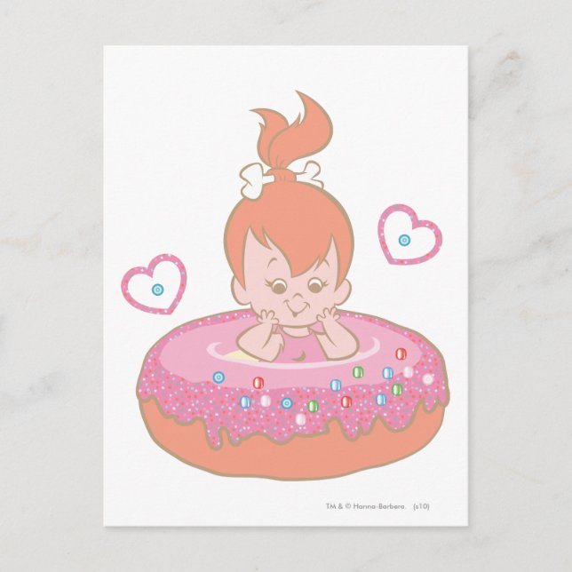 PEBBLES™ in Donut Postkarte (Vorderseite)