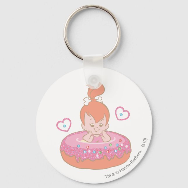 PEBBLES™ in Donut Schlüsselanhänger (Vorderseite)