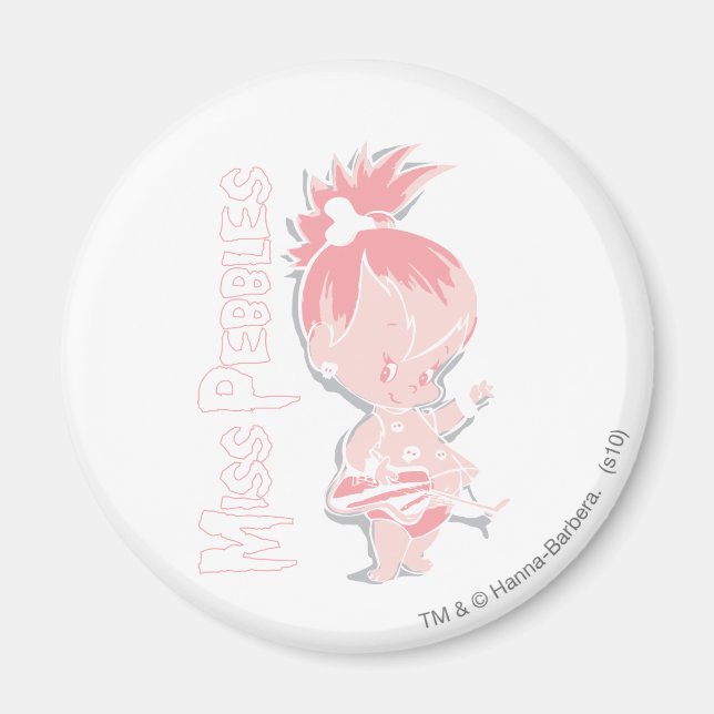 PEBBLES™ in rosa Magnet (Vorne)