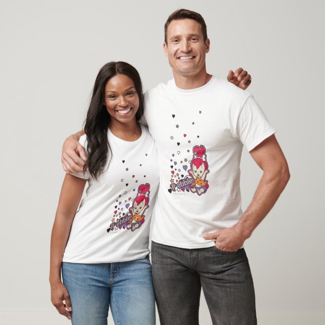 PEBBLES™ Lila Herz T-Shirt (Unisex)