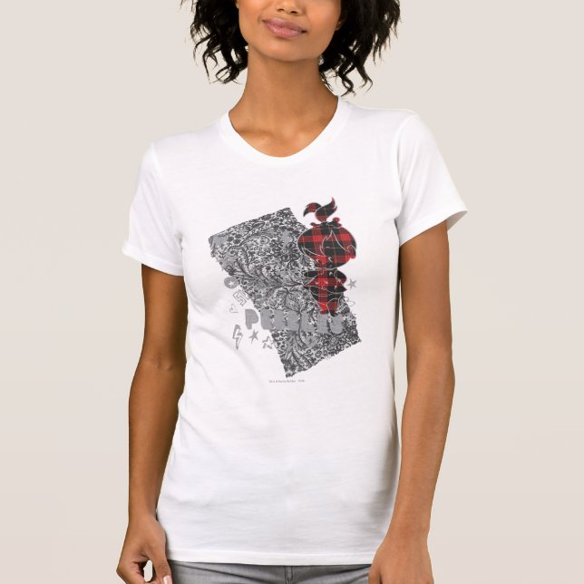 PEBBLES™ Punk Kariert T-Shirt (Vorderseite)