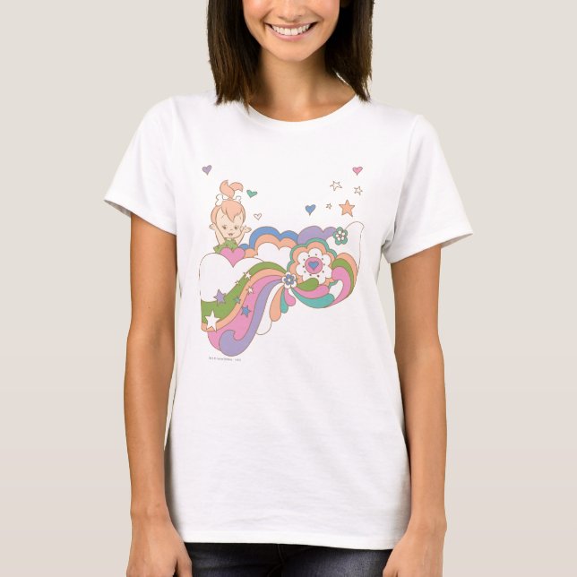 PEBBLES™ Regenbogenwolke T-Shirt (Vorderseite)