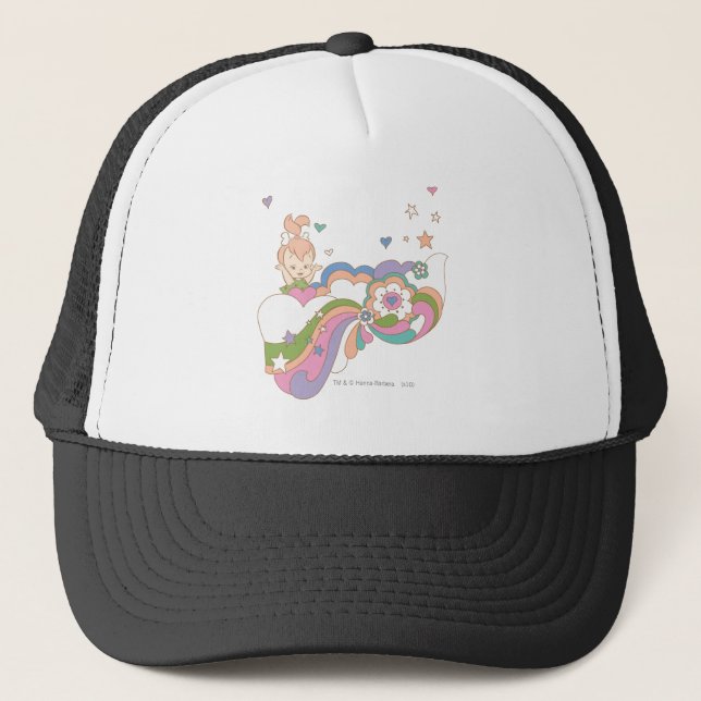 PEBBLES™ Regenbogenwolke Truckerkappe (Vorderseite)