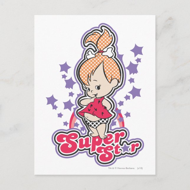 PEBBLES™ Super Star Postkarte (Vorderseite)