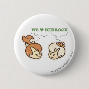 PEBBLES™ und Bam Bam Liebe Bedrock Button