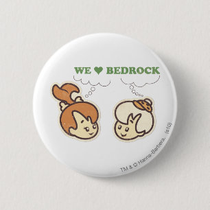 PEBBLES™ und Bam-Bam-Liebe-Grundgestein Button