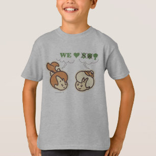 PEBBLES™ und BAMM-BAMM™ Liebe-Natur T-Shirt