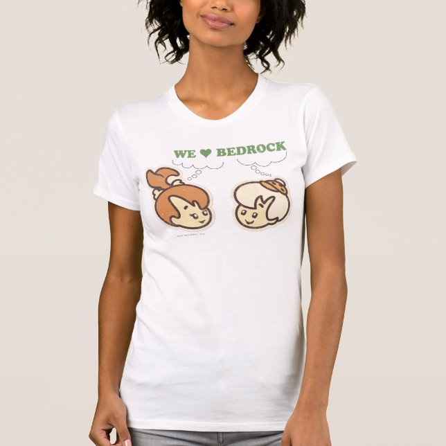 PEBBLES™ und BAMM-BAMM™ Liebe T-Shirt (Vorderseite)