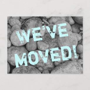 Pebelstein bewegende Postkarten für neue Adresse