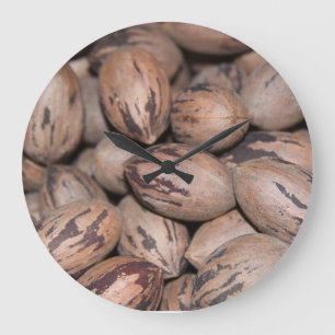 Pecan Clock Große Wanduhr