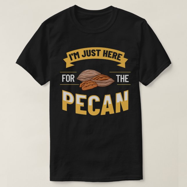 Pecan Nuts Roasted Tree Candy Pie Praline Cookies T-Shirt (Design vorne)