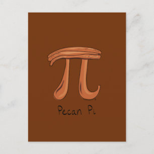Pecan Pi Niedlich Mah Pi Tag Postkarte