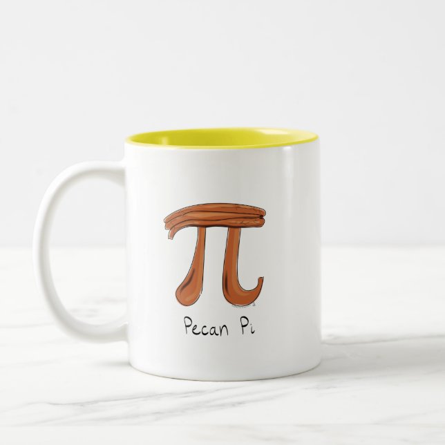 Pecan Pi Niedlich Mathe Pi Day Coffee Tasse (Links)