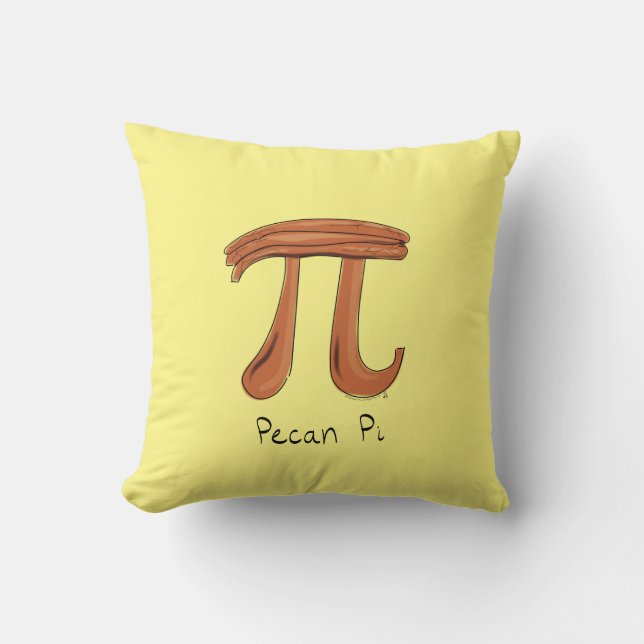 Pecan Pi Symbol Math Lehrer Kissen (Vorderseite)
