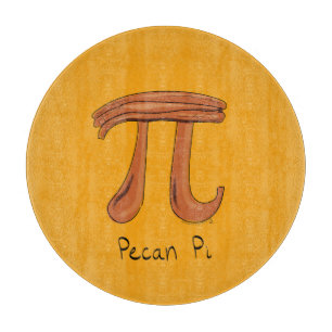 Pecan Pi Symbol Niedlich Mathe Lehrer Geschenk Schneidebrett