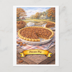 Pecan Pie (Amerikanische Lebensmittelreihe) Postkarte