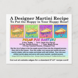 Pecan Pie Martini Rezept Karte