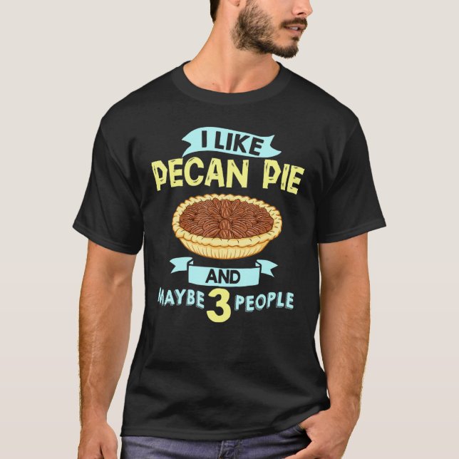 Pecan Pie Mini Bars füllen Vegane Cookies T-Shirt (Vorderseite)