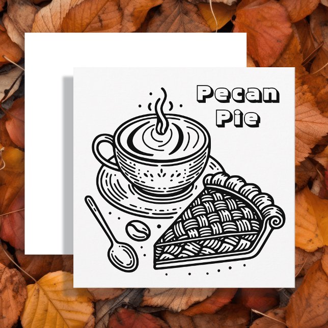 Pecan Pie und Kaffee | Farbe (Von Creator hochgeladen)