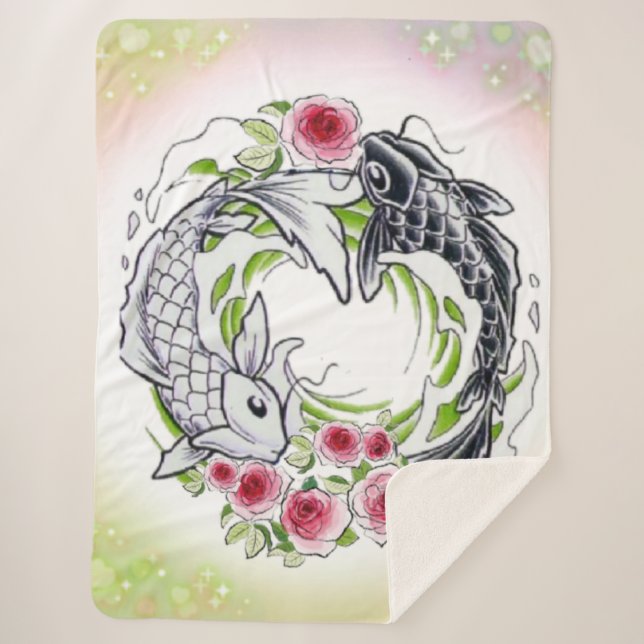  peces con rosas sherpadecke (Vorderseite)