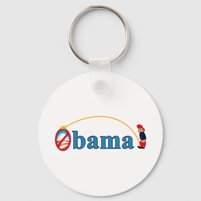 Pech auf Obama Schlüsselanhänger (Vorderseite)
