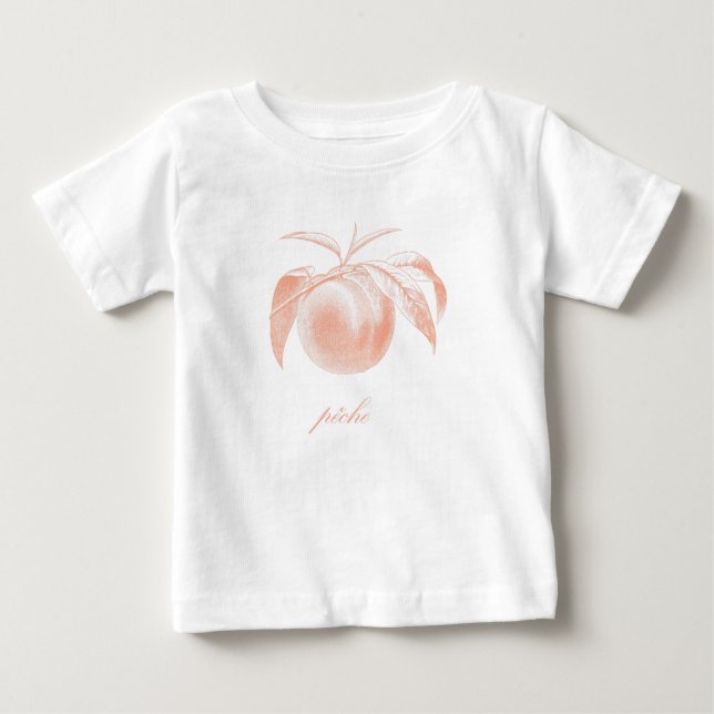Pêche (Peach Baby T-shirt (Vorderseite)