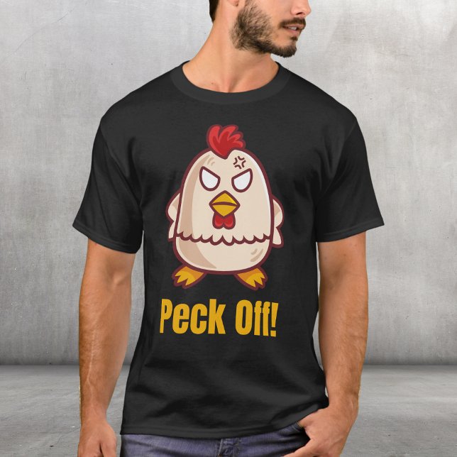 Peck ab! T-Shirt (Von Creator hochgeladen)
